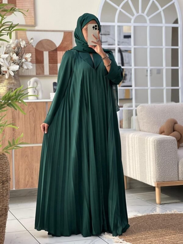 emerald-green-pleated-abaya