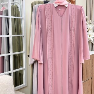 Elegant Korean Nida with handmade beads - Pearl Whisper